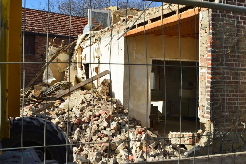 Brick Siding Demolition