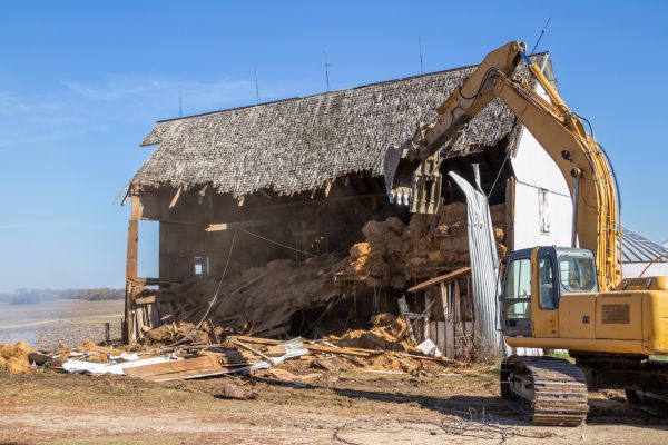 Barn Demolition in Chesterfield